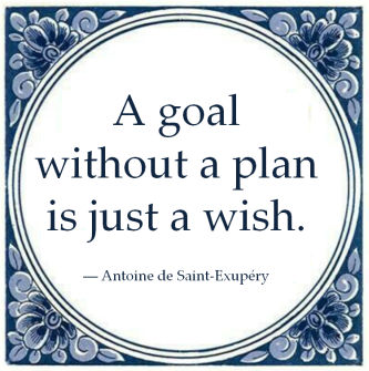 goal without plan just wish antoine saint excupery